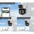 Поворотна Wifi камера з 2 об'єктивами 8 МП